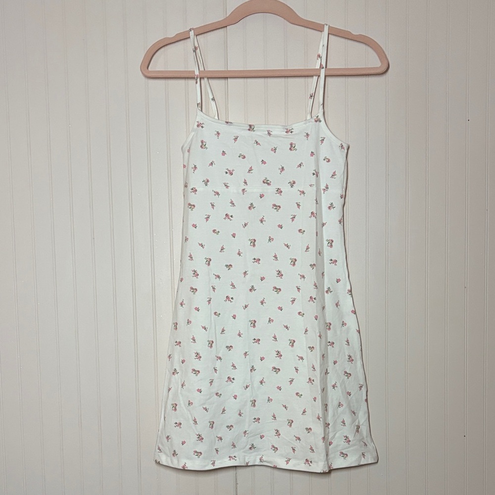 a new day White Floral Mini Dress